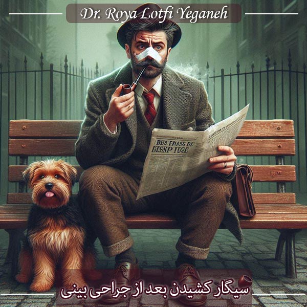 سیگار کشیدن بعد از جراحی بینی - دکتر رویا لطفی